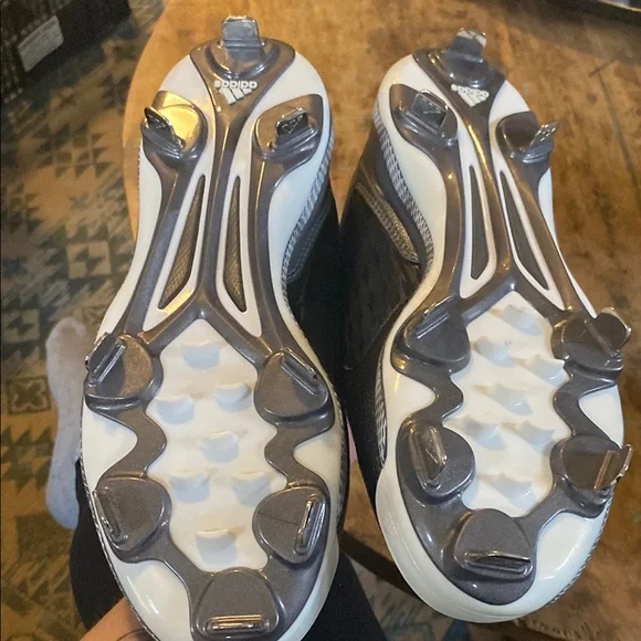 Adidas LiteStrike Black Cleats - Picture 3 of 8